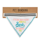 Santa Barbara It's My Birthday Pet Bandana