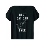 Best Cat Dad Fist Bump Black Shirt