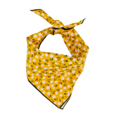 Oxford Dog Farm Floral Yellow Bandana