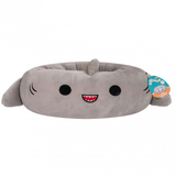 Squishmallow Gordon Grey Shark Bed
