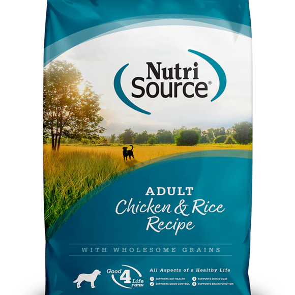 NutriSource Adult Chicken & Rice Dog Food