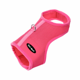 Bark Appeal Solid Wrap N Go Mesh Harness Pink