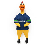 Seattle Seahawks Rubber Chicken Pet Toy