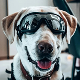 UV Defender Dog Goggles Black