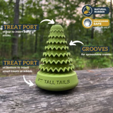 Tall Tails Natural Rubber Evergreen Tree 5"