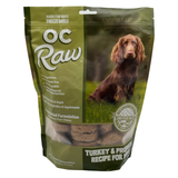 OC Raw Freeze Dried Turkey & Produce Patties 14oz