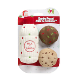HuggleHounds Santa Paws Milk & Cookies 3pk