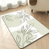 Non Slip Botanical Feeding Mat