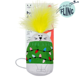 Huxley & Kent Cat Flinger Meh Christmas Kitty Toy