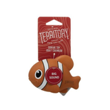 Original Territory Latex Clown Fish Dog Toy