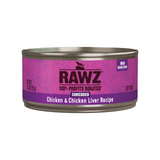 Rawz Cat Cans Shredded Chicken & Chicken Liver 5.5oz
