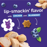 Fruitables Chicken Blueberry Crunchy Cat Treat 2.5oz