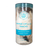 Savage Pet Dehydrated Rabbit Strips & Chips 3oz