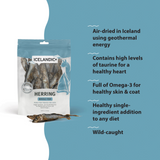 Icelandic Whole Herring Treat Cat 1.5oz