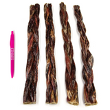 Natural Dog 12in Braided Gullet