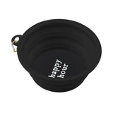 Large Collapsible Bowl Happy Hour