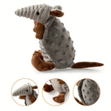Armadillo Plush Dog Toy