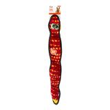 Dog toy with checkered pattern and visible brand logo on a white background