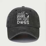 Just A Girl Who Loves Dogs Baseball Hat