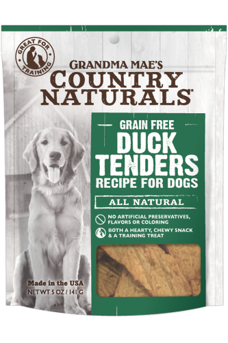 Country Naturals GF Duck Tenders Dog Treats 5oz