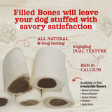 Natural Farm Filled Bone Bacon & Cheese 5-6in
