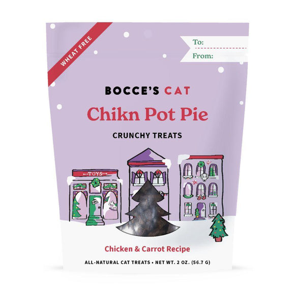 Bocce's Holiday Chicken Pot Pie Cat Treat 2oz*