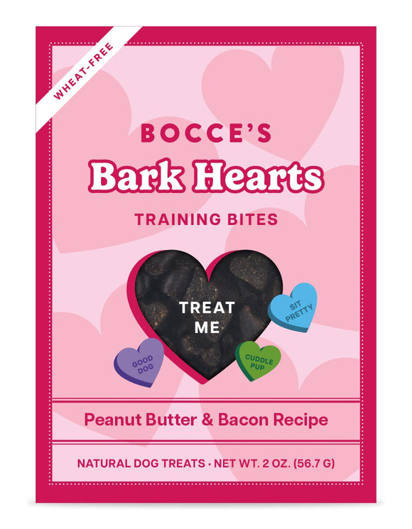 Bocce's Bark Hearts Training Bites 2oz*