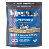 Northwest Naturals Frozen Raw Beef Trout Nuggets
