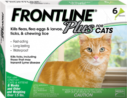 Frontline Plus 3 Month Dose Cat*