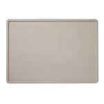 Beige baking tray on a white background