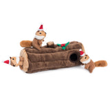 Zippy Paws Holiday Burrows Yule Log