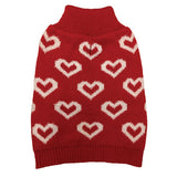 Fashion Pet Allover Red Hearts Sweater*