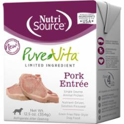Purevita Dog Grain Free Pork Entrée 12.5oz*