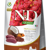 Farmina N&D K9 GF Quinoa Skin Coat Venison Mini 5.5lb