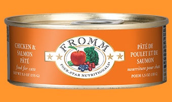 Fromm 4 Star Cat Cans Chicken/Salmon Pate