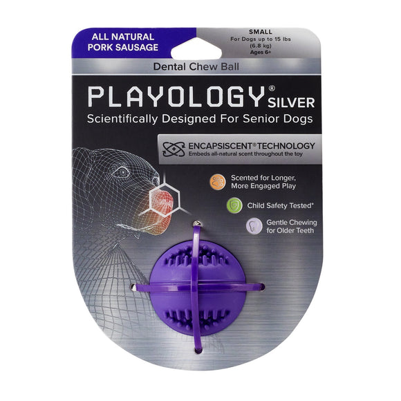 Playology Natural Pork Dental Chew Ball