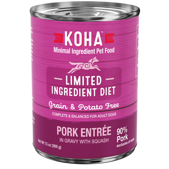 KOHA Dog GF LID 90% Pork 13oz*
