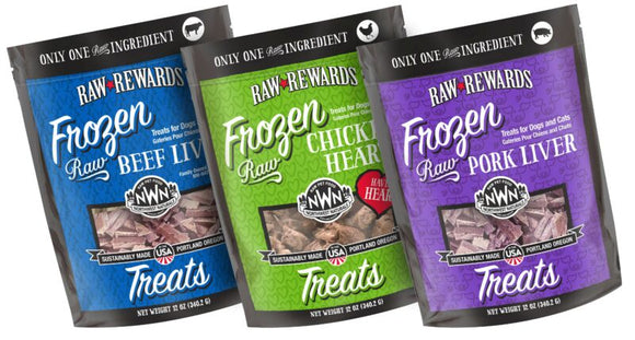 Northwest Naturals Frozen Chicken Heart Treats 12oz*