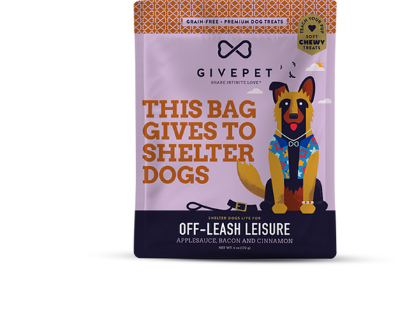 Give Pet GF Off-Leash Leisure Soft Treat 6oz*