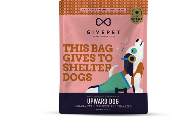 Give Pet GF Upward Dog Soft Treat 6oz*