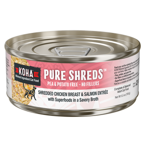 KOHA Cat Pure Shredded Chicken & Salmon 2.8oz*