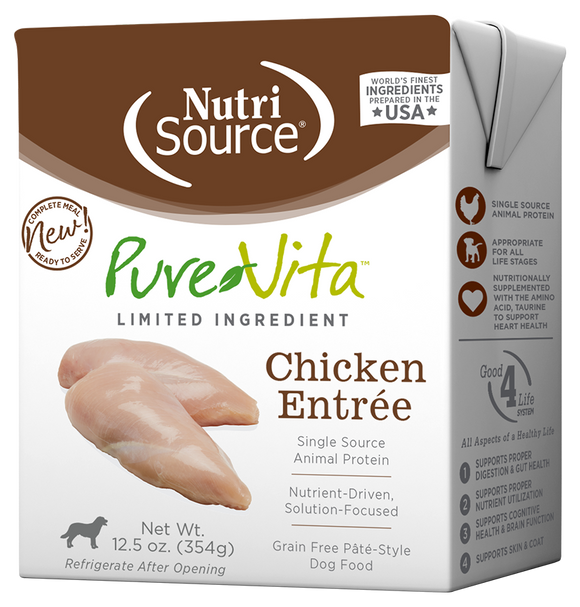 Purevita Dog Grain Free Chicken Entree 12.5oz*