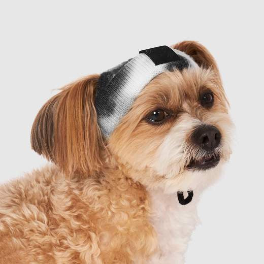 Canada Pooch Black White Tie Dye Beanie*