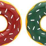 Zippy Paws Holiday Latex Donutz 2 Pack