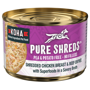 KOHA Dog GF Shredded Chicken Beef 5.5oz*