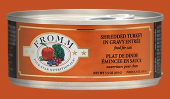 Fromm 4 Star Cat Shredded Turkey In Gravy