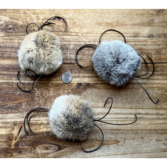 Whiskers 'n Paws Rabbit Furwhisker with Leather Cords