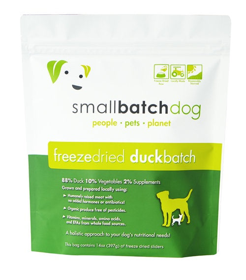 Small Batch K9 Freeze Dried Duck Sliders 14oz*
