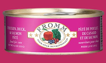 Fromm 4 Star Cat Cans Chicken/Duck/Salmon Pate