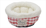 Happy Tails Bed Cup Plaid